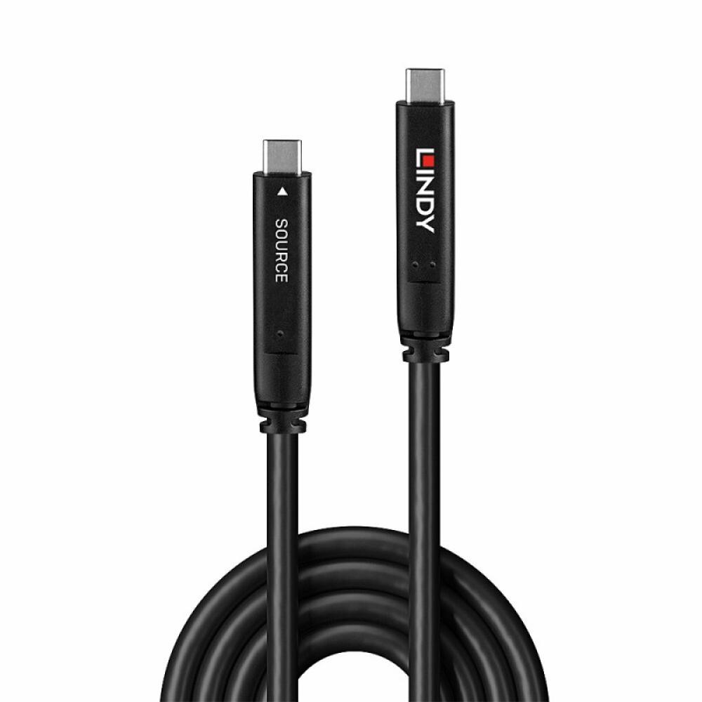 Lindy - 43399 cable USB USB 3.2 Gen 1 (3.1 Gen 1) 15 m USB C Negro