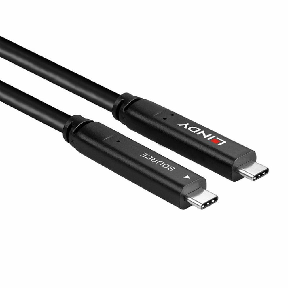 Lindy - 43399 cable USB USB 3.2 Gen 1 (3.1 Gen 1) 15 m USB C Negro