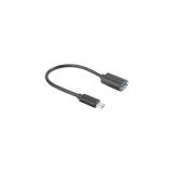 Lanberg - AD-UC-UA-04 cable USB USB 3.2 Gen 1 (3.1 Gen 1) 0,15 m USB A USB C Negro