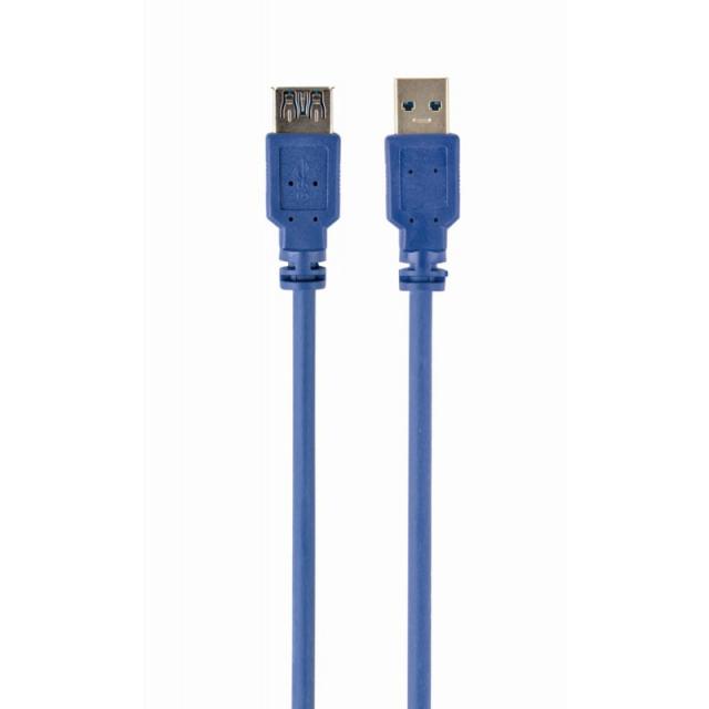 Gembird - 3m USB 3.0 A M/FM cable USB USB 3.2 Gen 1 (3.1 Gen 1) USB A Azul