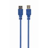 Gembird - 3m USB 3.0 A M/FM cable USB USB 3.2 Gen 1 (3.1 Gen 1) USB A Azul