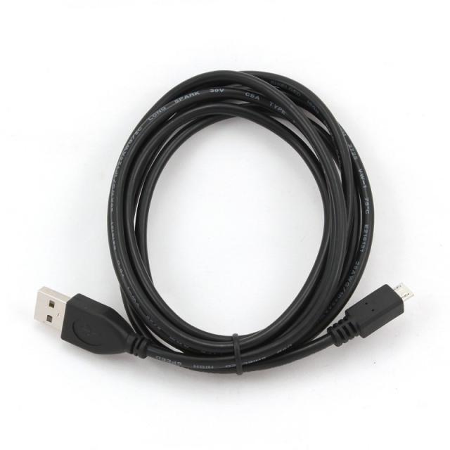 Gembird - CCP-MUSB2-AMBM-1M cable USB USB 2.0 Micro-USB B USB A Negro