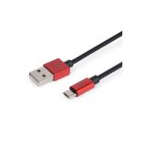 Maillon Technologique - Premium MTPMUR241 cable USB 1 m USB 2.0 USB A Micro-USB B Rojo