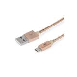 Maillon Technologique - Premium MTPMUMG241 cable USB 1 m USB 2.0 USB A Micro-USB B Oro