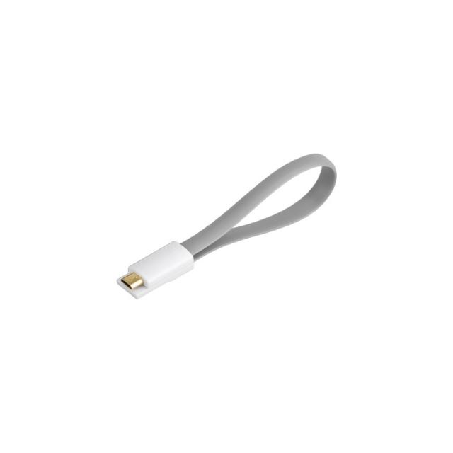 Goobay - USB 2.0 A/micro-B 0.2m cable USB 0,2 m USB A Micro-USB B Gris