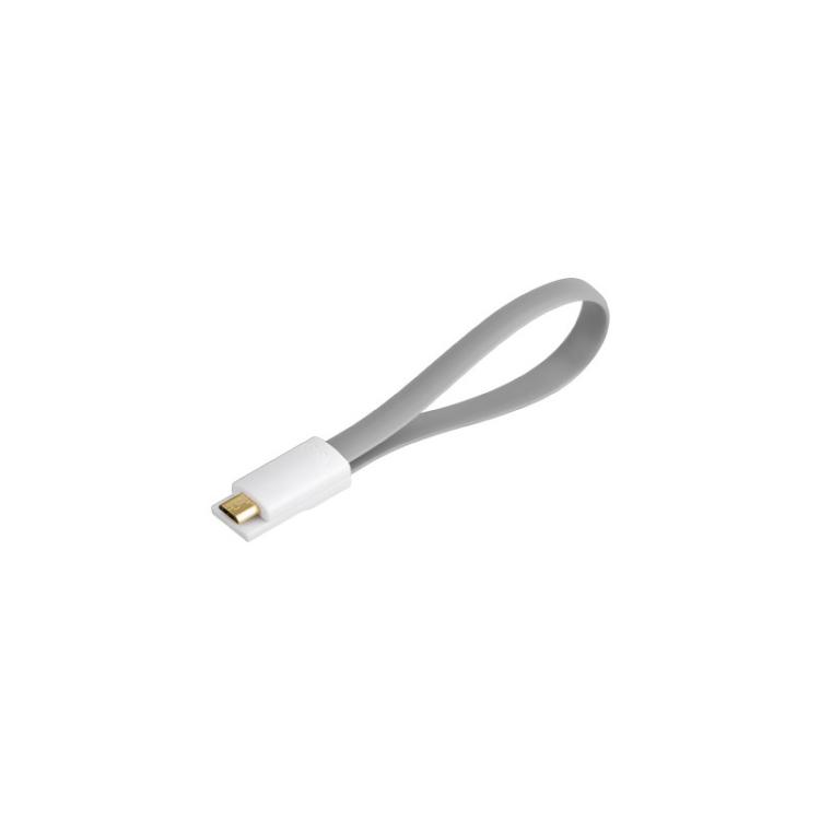 Goobay - USB 2.0 A/micro-B 0.2m cable USB 0,2 m USB A Micro-USB B Gris