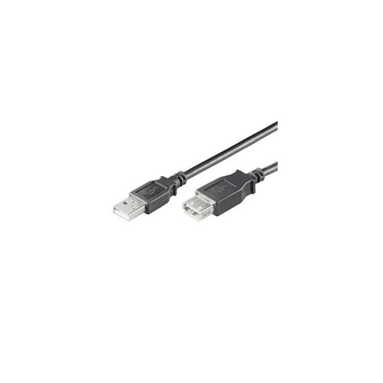 Ewent - EC1012 cable USB 1,8 m USB 2.0 USB A Negro