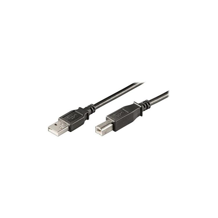Ewent - EC1003 cable USB 1 m USB 2.0 USB B USB A Negro