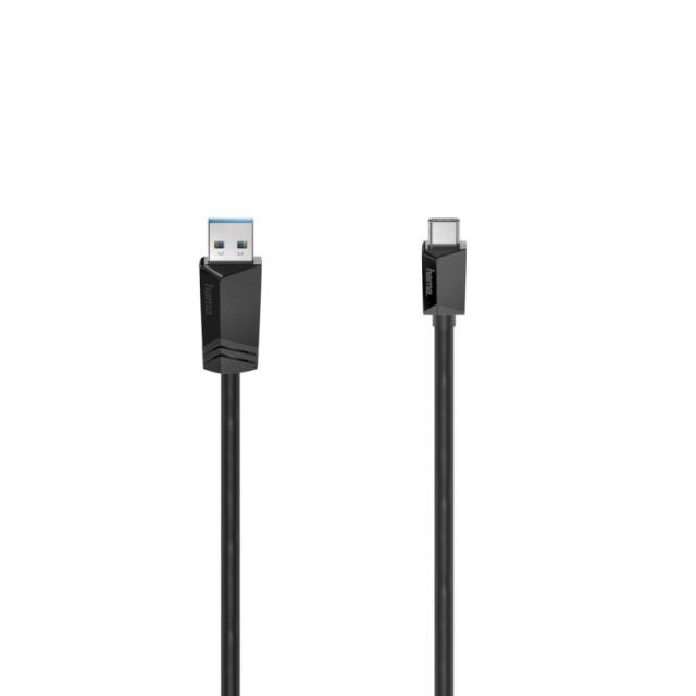 Hama - 00200657 cable USB USB 3.2 Gen 2 (3.1 Gen 2) 1 m USB A USB C Negro