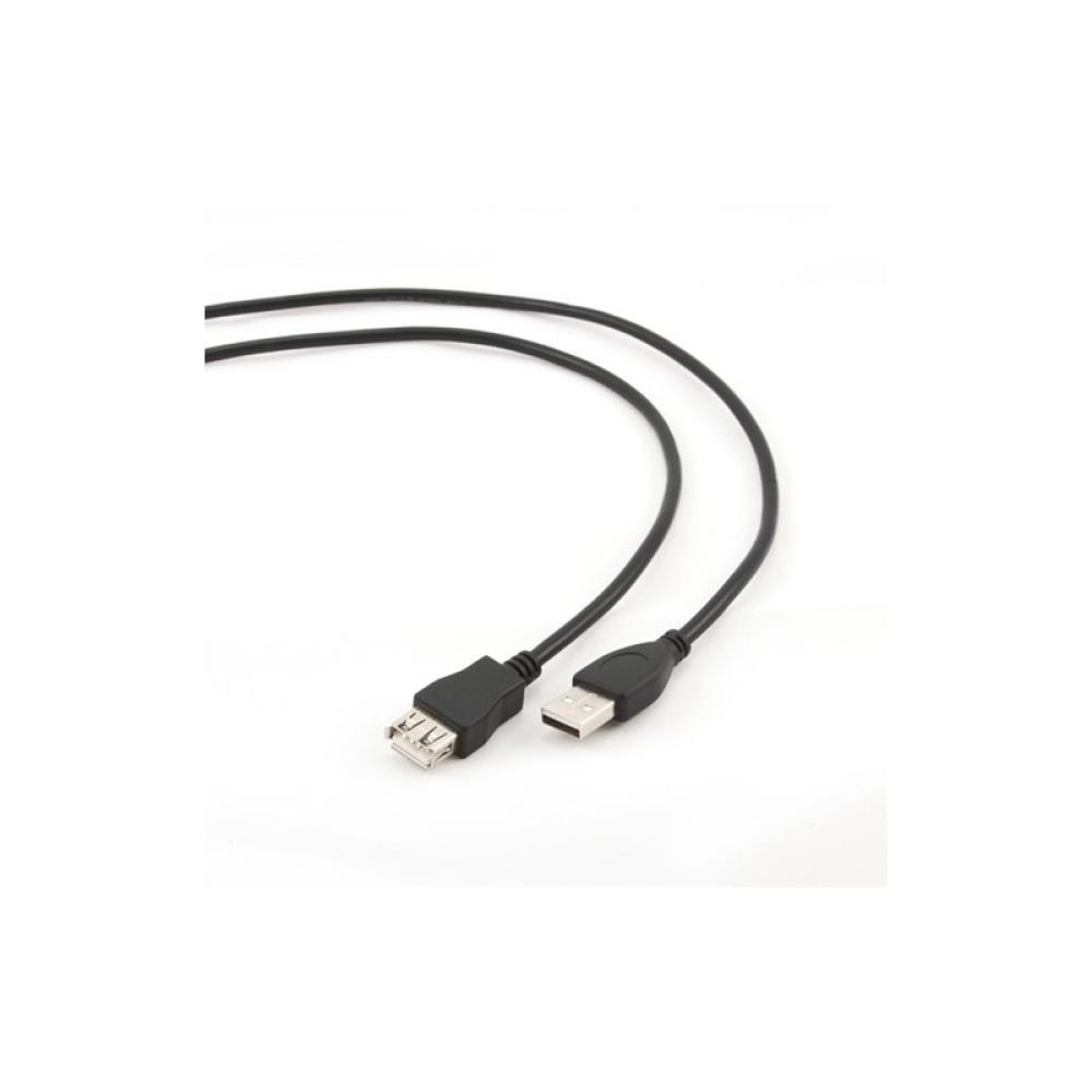 Gembird - 3m USB 2.0 A M/FM cable USB USB A Negro