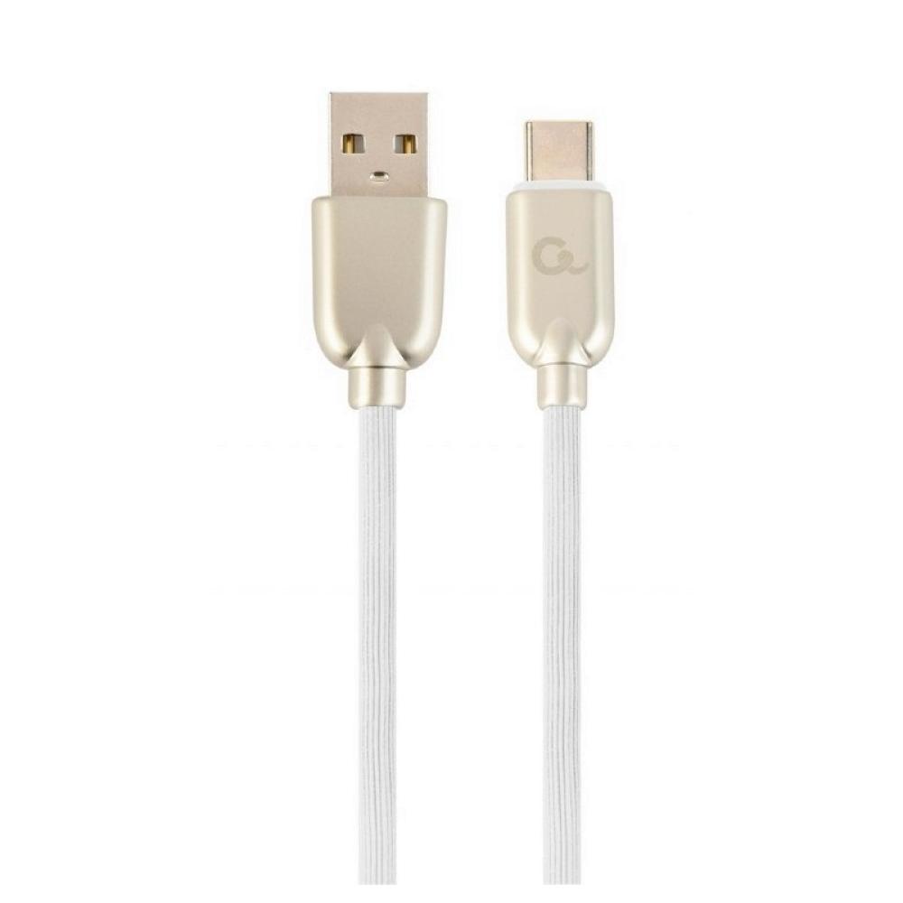 Cablexpert - CC-USB2R-AMCM-2M-W cable USB USB 2.0 USB A USB C Blanco