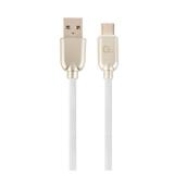 Cablexpert - CC-USB2R-AMCM-2M-W cable USB USB 2.0 USB A USB C Blanco