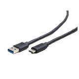 Cablexpert - CCP-USB3-AMCM-0.5M cable USB USB 3.2 Gen 1 (3.1 Gen 1) 0,5 m USB A USB C Negro
