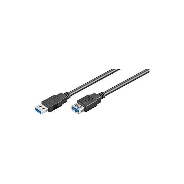 Ewent - EC1007 cable USB 1 m USB 3.2 Gen 1 (3.1 Gen 1) USB A Negro