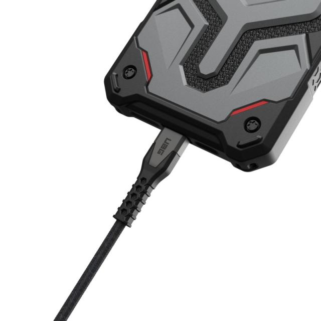 Urban Armor Gear - Kevlar cable USB USB 2.0 1,5 m USB C Negro, Gris