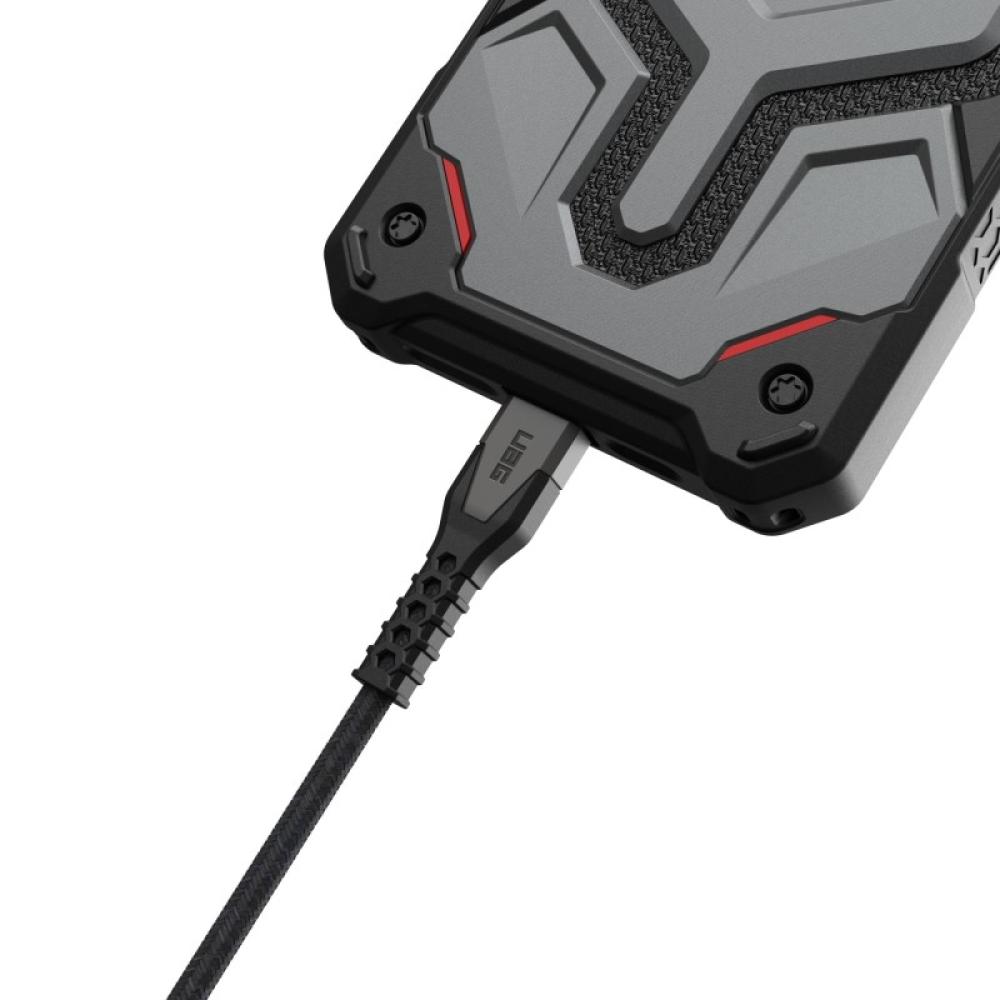 Urban Armor Gear - Kevlar cable USB USB 2.0 1,5 m USB C Negro, Gris