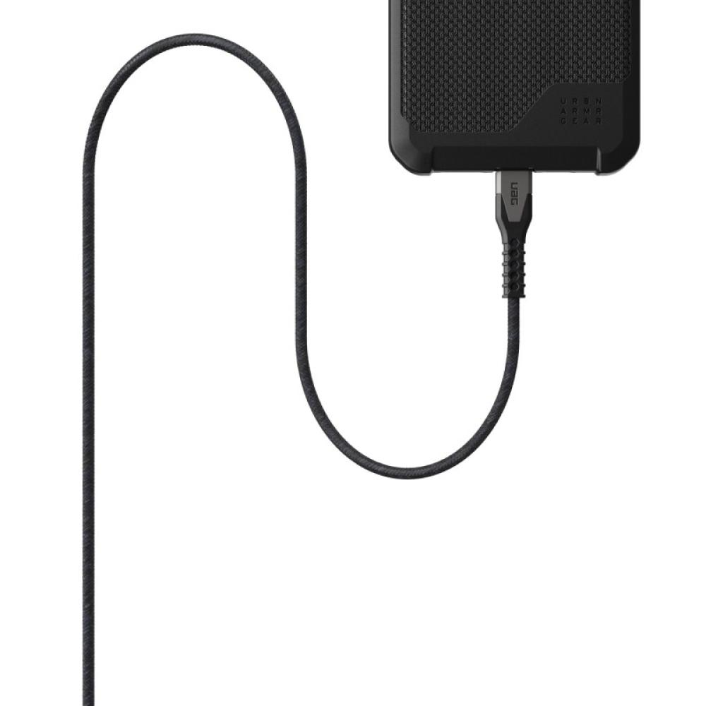 Urban Armor Gear - Kevlar cable USB USB 2.0 1,5 m USB C Negro, Gris