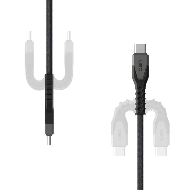 Urban Armor Gear - Kevlar cable USB USB 2.0 1,5 m USB C Negro, Gris
