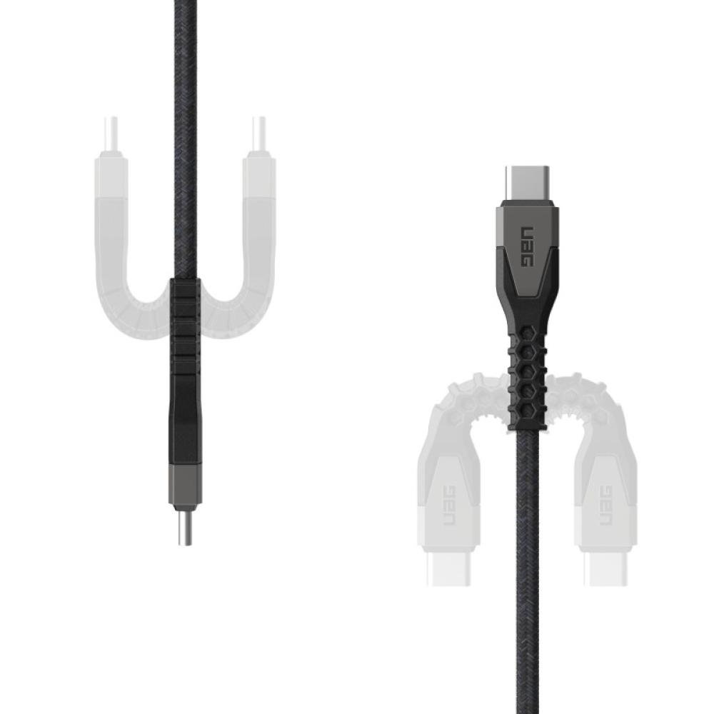 Urban Armor Gear - Kevlar cable USB USB 2.0 1,5 m USB C Negro, Gris