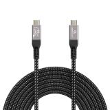 Gembird - CCBP-USB4-CMCM240-1.5M cable USB USB4 Gen 3x2 1,5 m USB C Negro, Plata