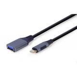 Gembird - A-USB3C-OTGAF-01 cable USB USB 3.2 Gen 1 (3.1 Gen 1) 0,15 m USB C USB A Gris