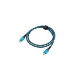 Lanberg - CA-CMCM-45CU-0010-BK cable USB USB 3.2 Gen 2 (3.1 Gen 2) 1 m USB C Negro, Azul