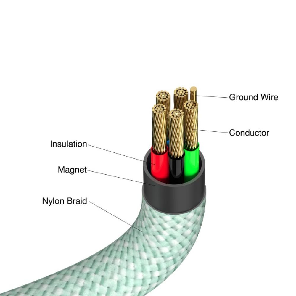 Verbatim - 31855 cable USB USB 2.0 1,2 m USB C Verde