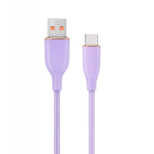 Gembird - CC-USB2S-AMCM-1.5M-P cable USB USB 2.0 1,5 m USB A USB C Púrpura