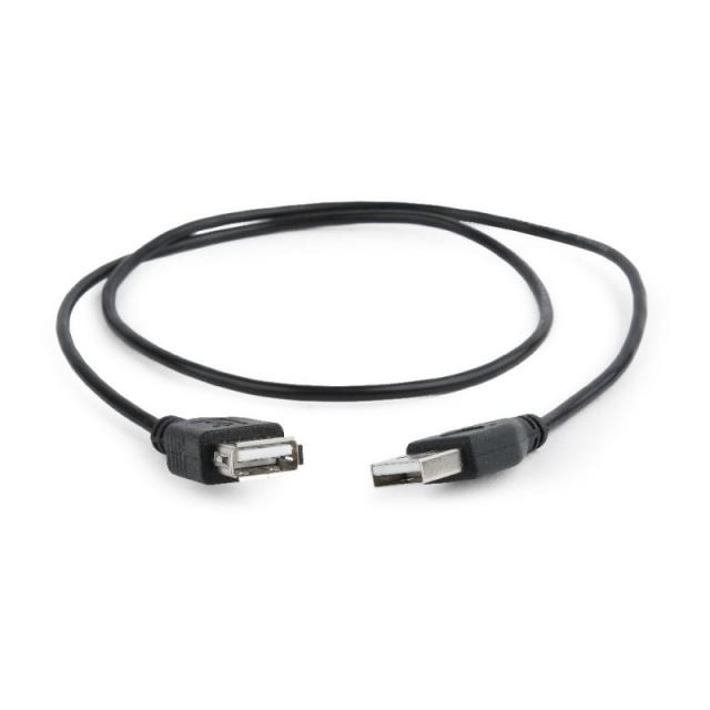 Gembird - CC-USB2-AMAF-75CM/300-BK cable USB USB 2.0 0,75 m USB A Negro