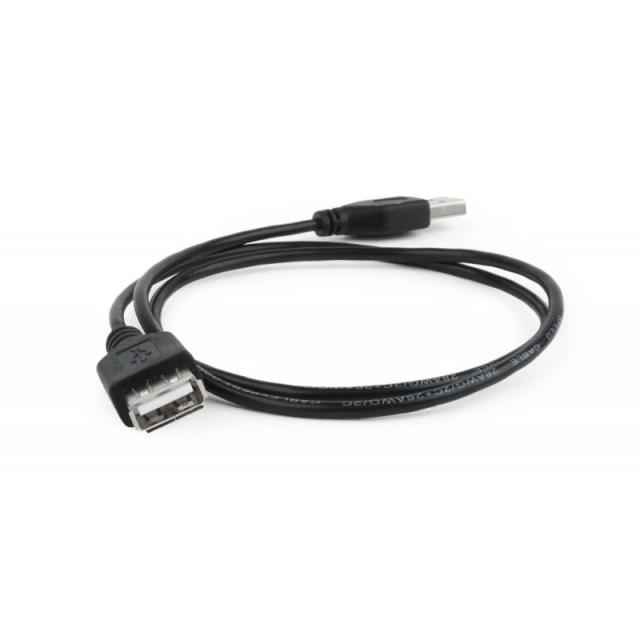 Gembird - CC-USB2-AMAF-75CM/300-BK cable USB USB 2.0 0,75 m USB A Negro