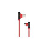 NATEC - NKA-1201 cable USB USB 2.0 1 m USB A USB C Negro, Rojo