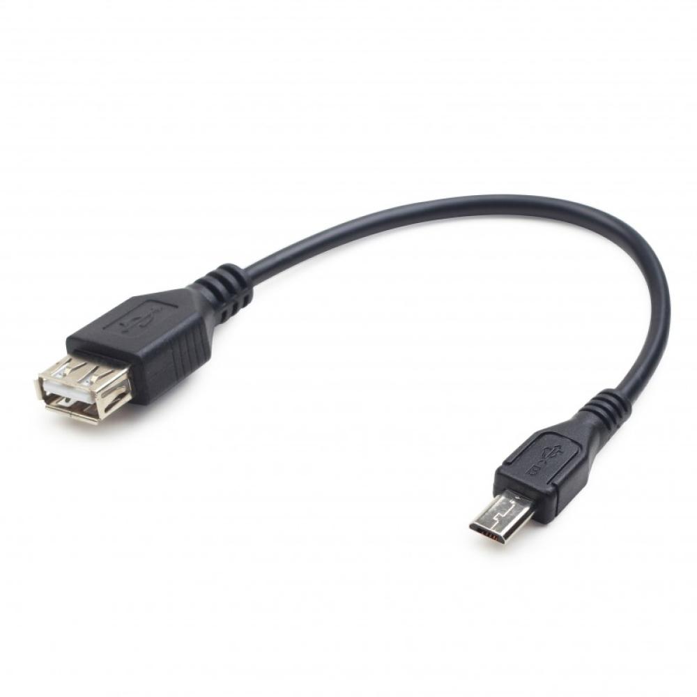 Gembird - USB A - Micro-USB B, 0.15m cable USB USB 2.0 0,15 m Negro