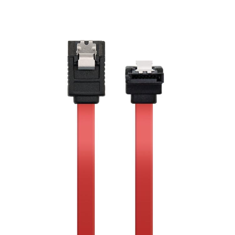 Nanocable - CABLE SATA DATOS ACODADO CON ANCLAJES 0.5 M