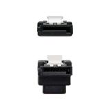 Nanocable - CABLE SATA DATOS ACODADO CON ANCLAJES 0.5 M