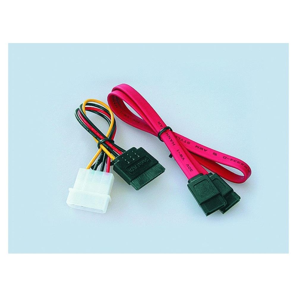 Gembird - CC-SATA-DATA-XL cable de SATA 1 m Rojo