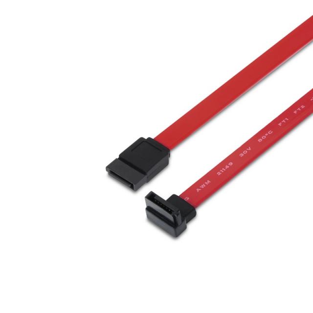 AISENS - A130-0155 cable de SATA 0,5 m SATA 7-pin Negro, Rojo