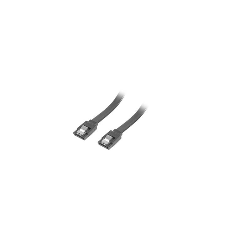 Lanberg - CA-SASA-14CU-0050-BK cable de SATA 0,5 m SATA 7-pin Negro