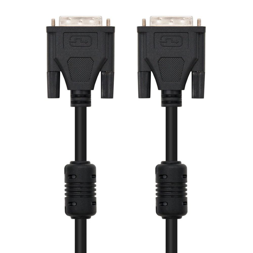 Nanocable - 5m DVI/DVI cable DVI Negro