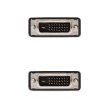 Nanocable - 5m DVI/DVI cable DVI Negro
