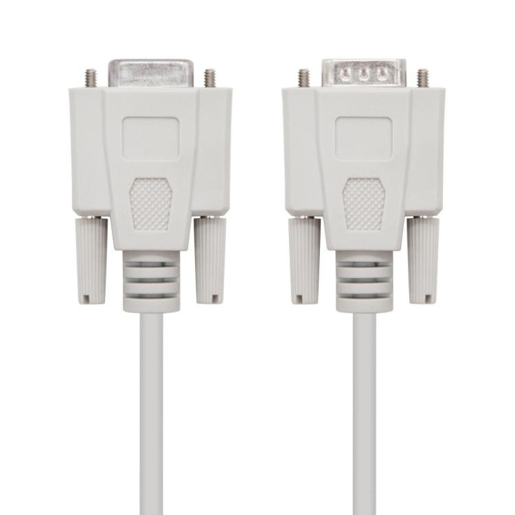 Nanocable - 10.14.0203 cable de serie Beige 3 m DB9
