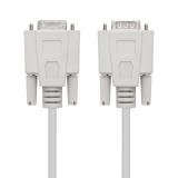 Nanocable - 10.14.0203 cable de serie Beige 3 m DB9