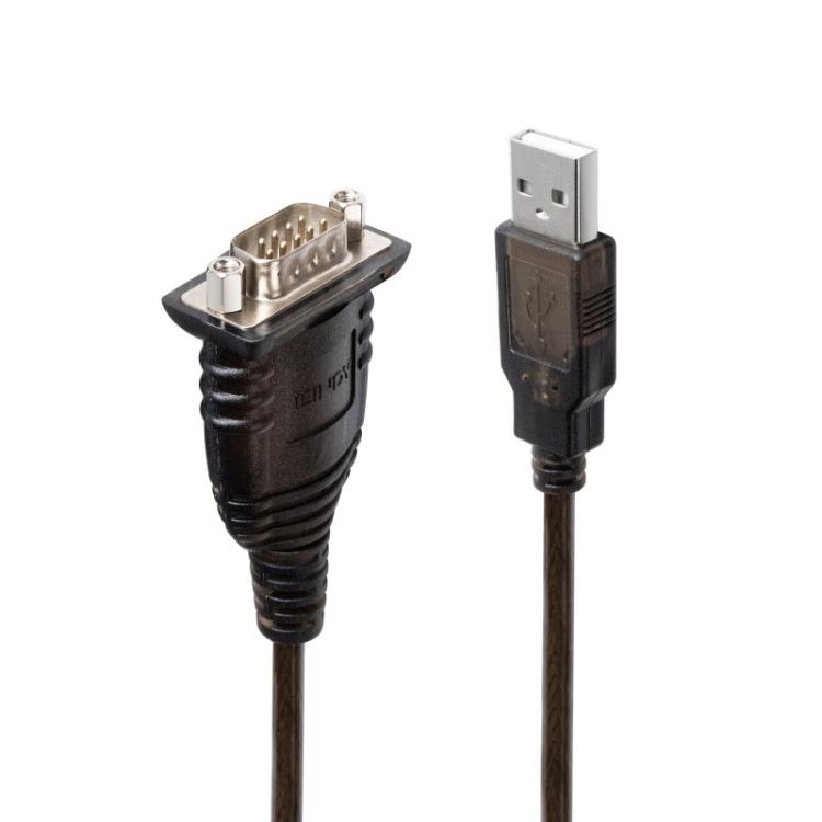 Lindy - 43413 cable de serie Gris 1,5 m USB tipo A RS-232