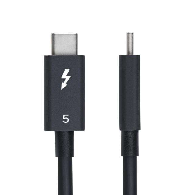 StarTech.com - Cable Thunderbolt 5 de 50cm - Cable Thuderbolt Certificado - 80Gbps Hasta 120Gbps - Entrega de Alimentación PD de