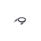 Gembird - CC-USB2-AMLM-1M cable de conector Lightning Negro