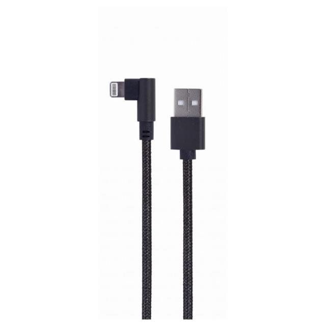 Gembird - CC-USB2-AMLML-0.2M cable de conector Lightning 0,2 m Negro