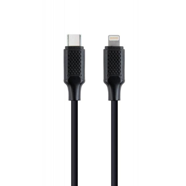 Gembird - CC-USB2-CM8PM-1.5M cable de conector Lightning 1,5 m Negro