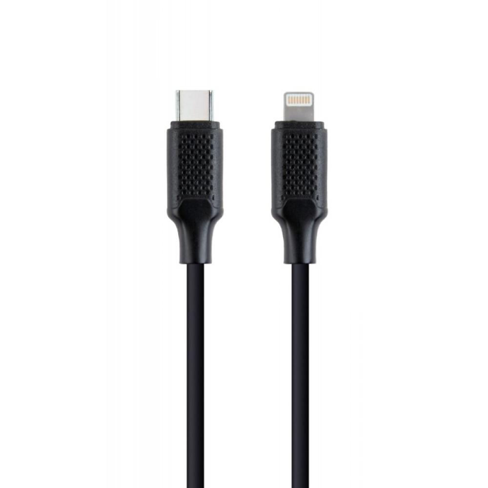 Gembird - CC-USB2-CM8PM-1.5M cable de conector Lightning 1,5 m Negro