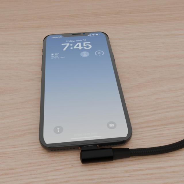 Gembird - CC-USB2-CMLML-0.2M cable de conector Lightning 0,2 m Negro