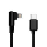 Gembird - CC-USB2-CMLML-0.2M cable de conector Lightning 0,2 m Negro
