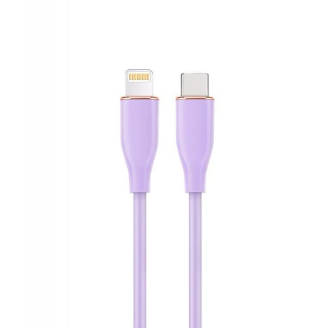 Gembird - CC-USB2S-CM8PM-1.5M-P cable de conector Lightning 1,5 m Violeta